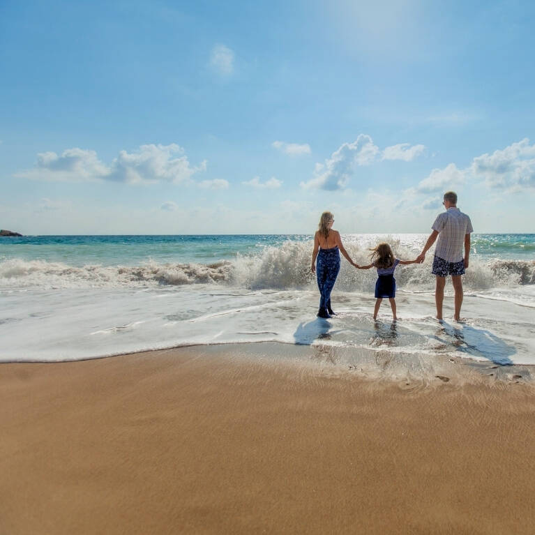 Camping En famille en bord de mer